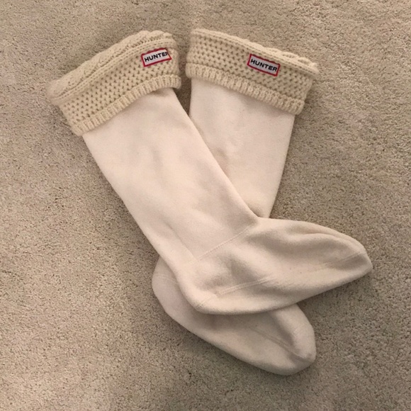 Hunter Accessories - Hunter cable knit boot socks